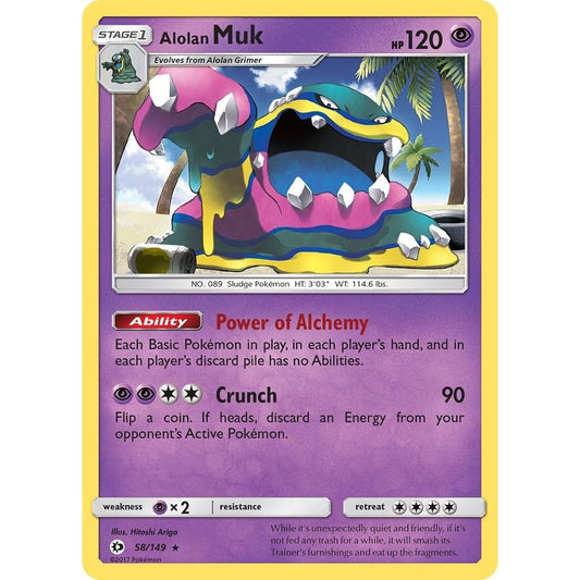 Image for Alolan Muk (58/149) (SM01) - Pokemon