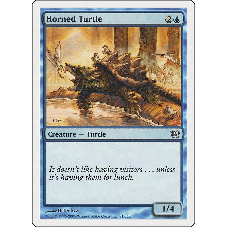 Image for Horned Turtle (81) (9ED) - Magic: The Gathering