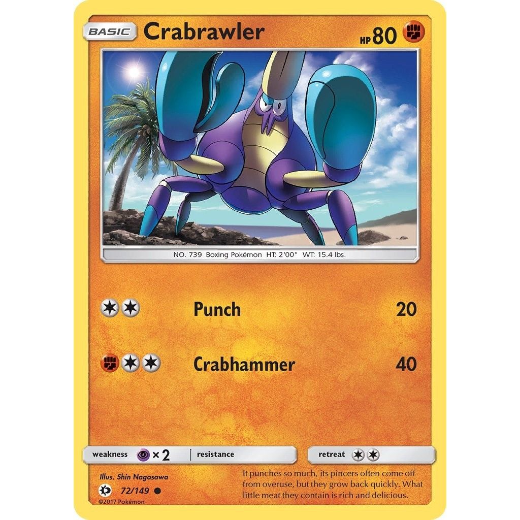 Image for Crabrawler (72/149) (SM01) - Pokemon