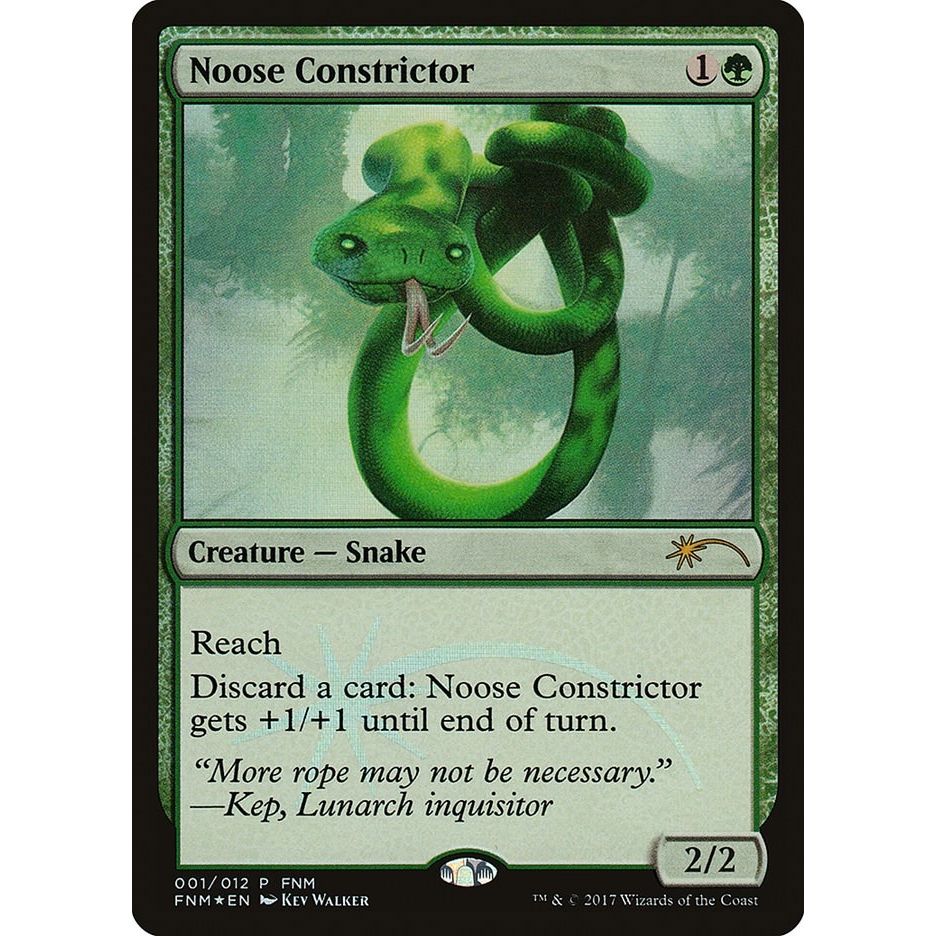 Image for Noose Constrictor (1) (FNM) - Magic: The Gathering