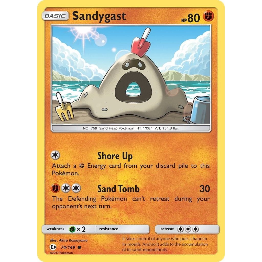 Image for Sandygast (74/149) (SM01) - Pokemon
