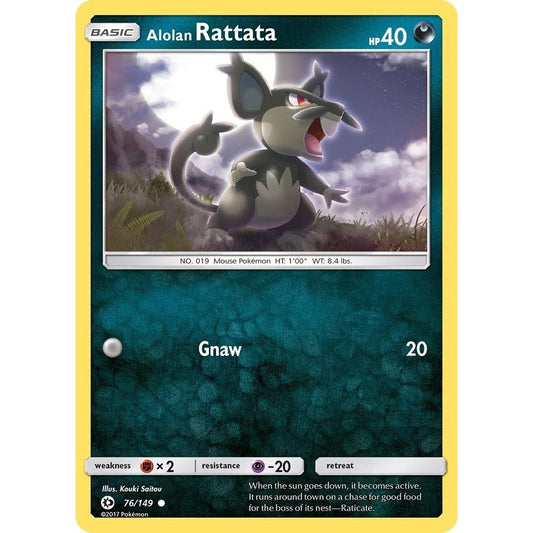 Image for Alolan Rattata (76/149) (SM01) - Pokemon