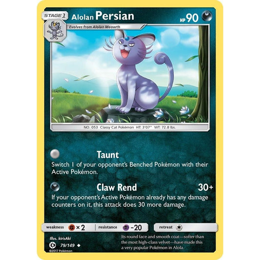 Image for Alolan Persian (79/149) (SM01) - Pokemon