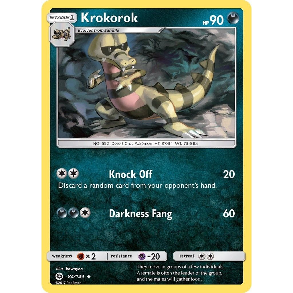 Image for Krokorok (84/149) (SM01) - Pokemon