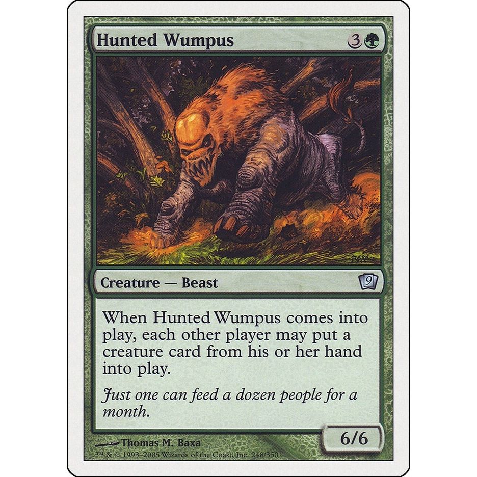 Image for Hunted Wumpus (248) (9ED) - Magic: The Gathering