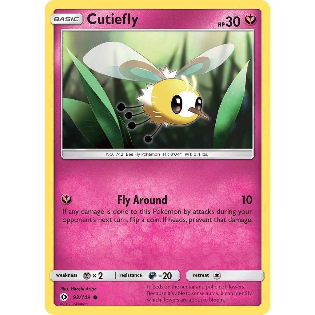 Image for Cutiefly (92/149) (SM01) - Pokemon