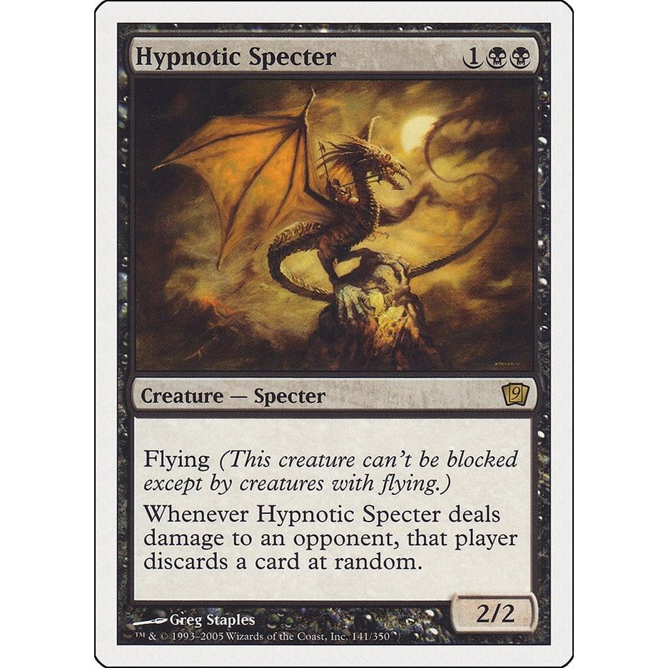 Image for Hypnotic Specter (141) (9ED) - Magic: The Gathering