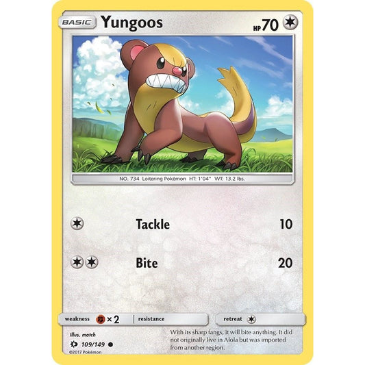 Image for Yungoos (109/149) (SM01) - Pokemon