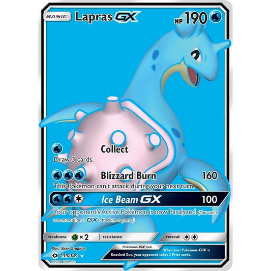 Image for Lapras GX (Full Art) (139/149) (SM01) - Pokemon