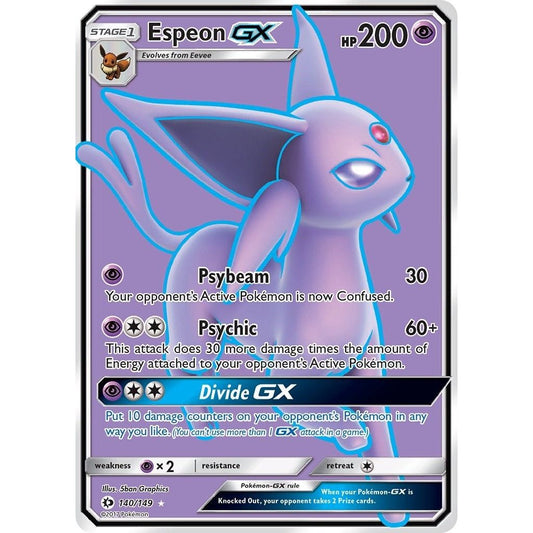 Image for Espeon GX (Full Art) (140/149) (SM01) - Pokemon