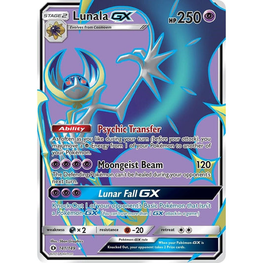 Image for Lunala GX (Full Art) (141/149) (SM01) - Pokemon