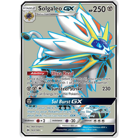 Image for Solgaleo GX (Full Art) (143/149) (SM01) - Pokemon