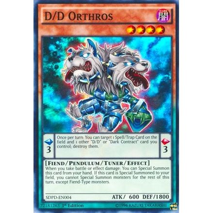 Image for D/D Orthros (SDPD-EN004) (SDPD) - YuGiOh