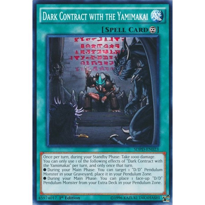 Image for Dark Contract with the Yamimakai (SDPD-EN023) (SDPD) - YuGiOh