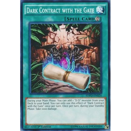 Image for Dark Contract with the Gate (SDPD-EN024) (SDPD) - YuGiOh