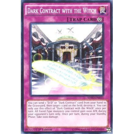 Image for Dark Contract with the Witch (SDPD-EN035) (SDPD) - YuGiOh