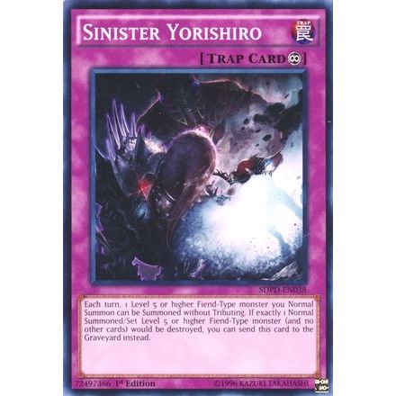 Image for Sinister Yorishiro (SDPD-EN038) (SDPD) - YuGiOh