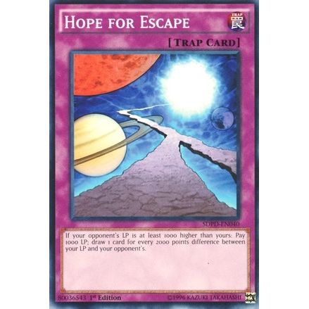 Image for Hope for Escape (SDPD-EN040) (SDPD) - YuGiOh