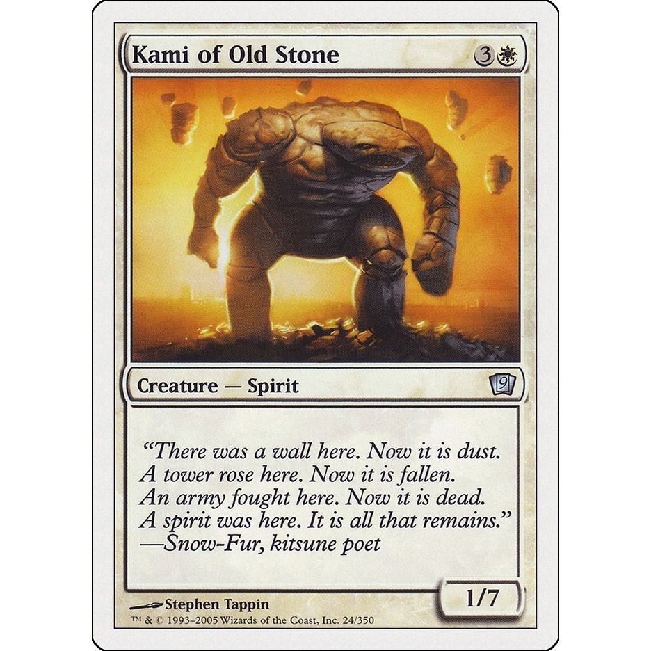 Image for Kami of Old Stone (24) (9ED) - Magic: The Gathering