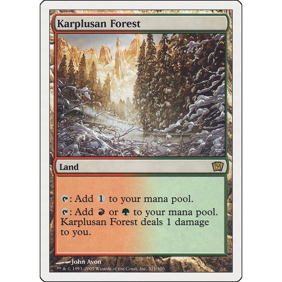 Image for Karplusan Forest (321) (9ED) - Magic: The Gathering