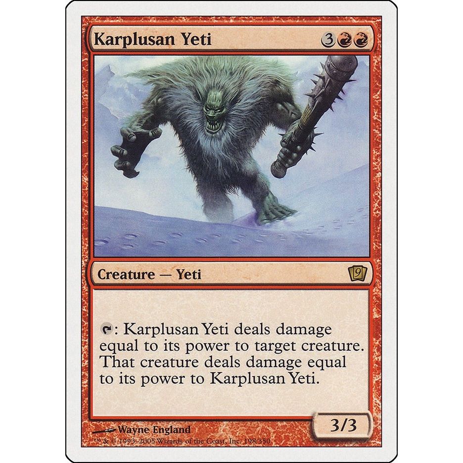 Image for Karplusan Yeti (198) (9ED) - Magic: The Gathering
