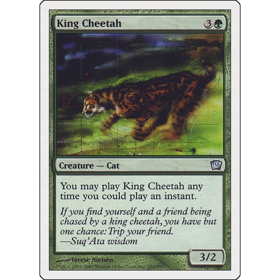 Image for King Cheetah (250) (9ED) - Magic: The Gathering
