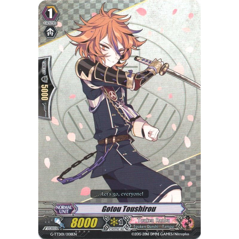 Image for Gotou Toushirou (G-TTD01/008EN) (G-TTD01) - Cardfight Vanguard