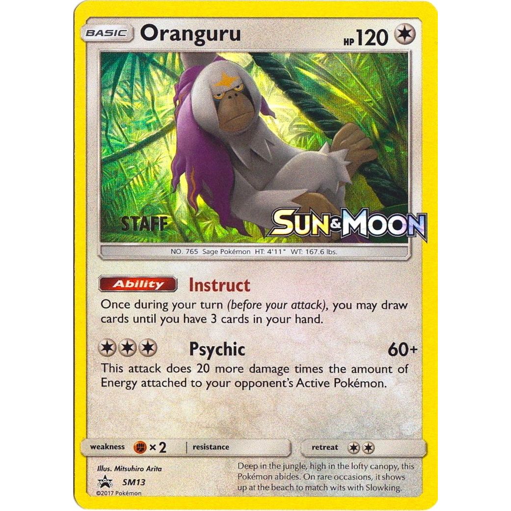 Image for Oranguru - SM13 (Prerelease) [Staff] (SM13) (SMP) - Pokemon