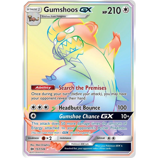 Image for Gumshoos GX (Secret) (157/149) (SM01) - Pokemon