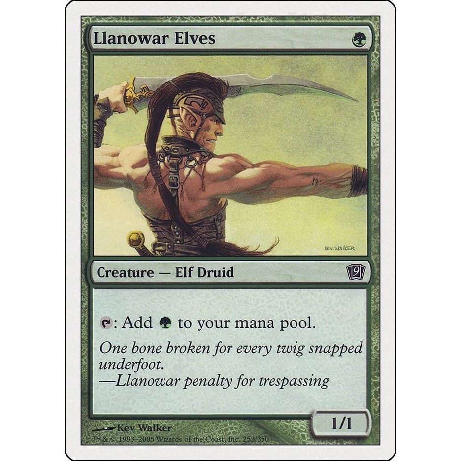 Image for Llanowar Elves (253) (9ED) - Magic: The Gathering