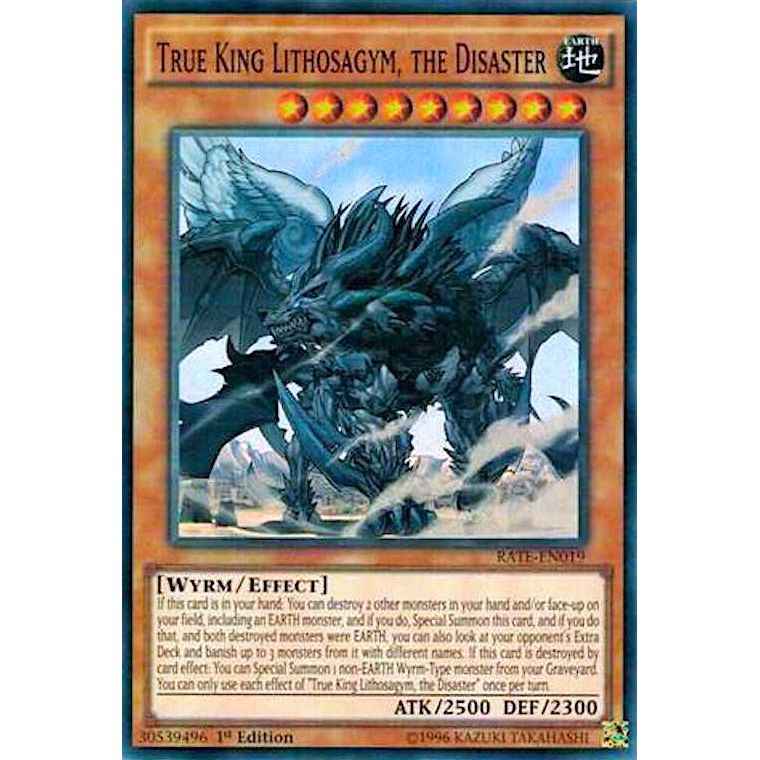 Image for True King Lithosagym, the Disaster (RATE-EN019) (RATE) - YuGiOh