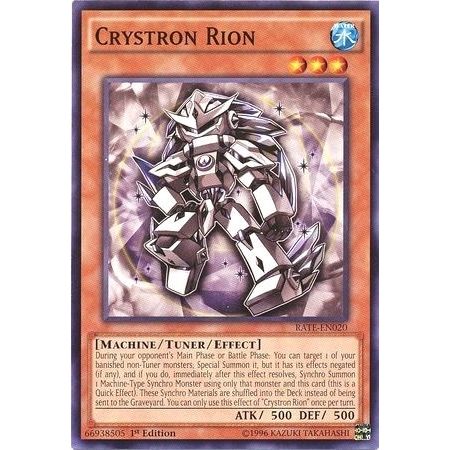 Image for Crystron Rion (RATE-EN020) (RATE) - YuGiOh