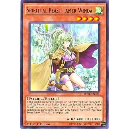 Image for Spiritual Beast Tamer Winda (RATE-EN026) (RATE) - YuGiOh