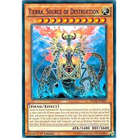 Image for Tierra, Source of Destruction (RATE-EN027) (RATE) - YuGiOh