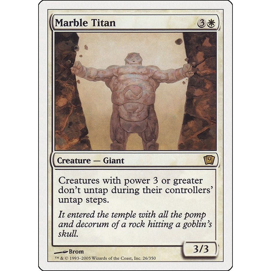 Image for Marble Titan (26) (9ED) - Magic: The Gathering