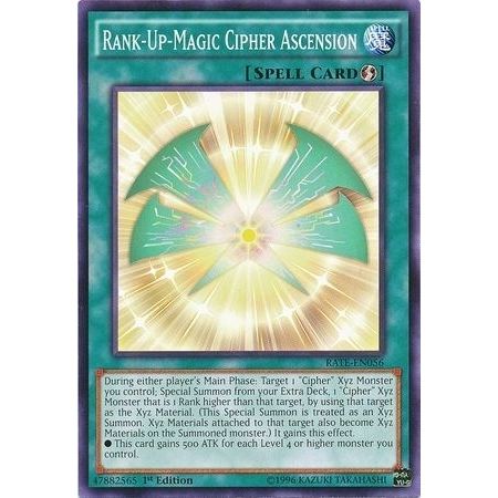 Image for Rank-Up-Magic Cipher Ascension (RATE-EN056) (RATE) - YuGiOh