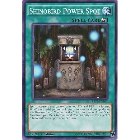 Image for Shinobird Power Spot (RATE-EN061) (RATE) - YuGiOh
