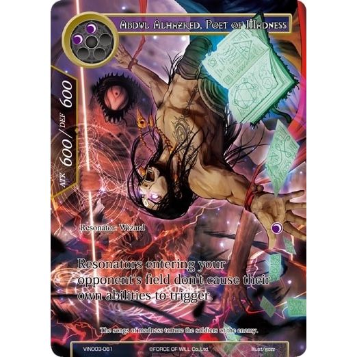 Image for Abdul Alhazred, Poet of Madness (VIN003-061) (VIN003) - Force of Will