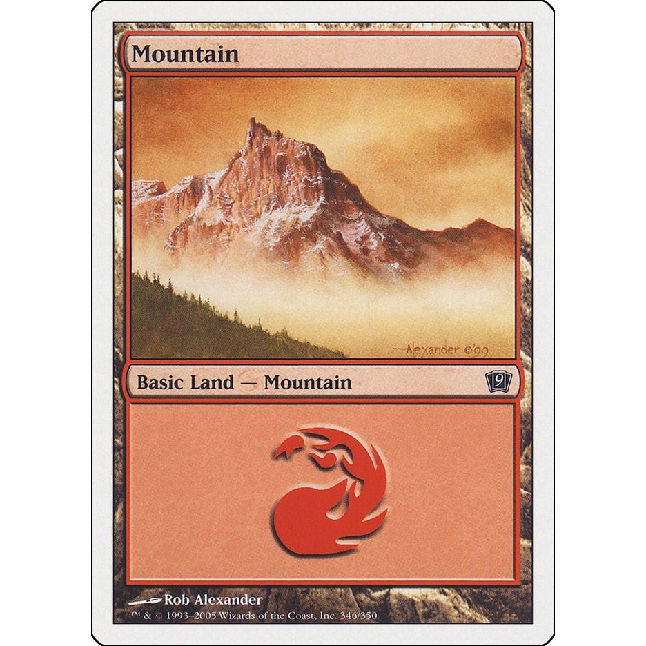 Image for Mountain (346) (346) (9ED) - Magic: The Gathering