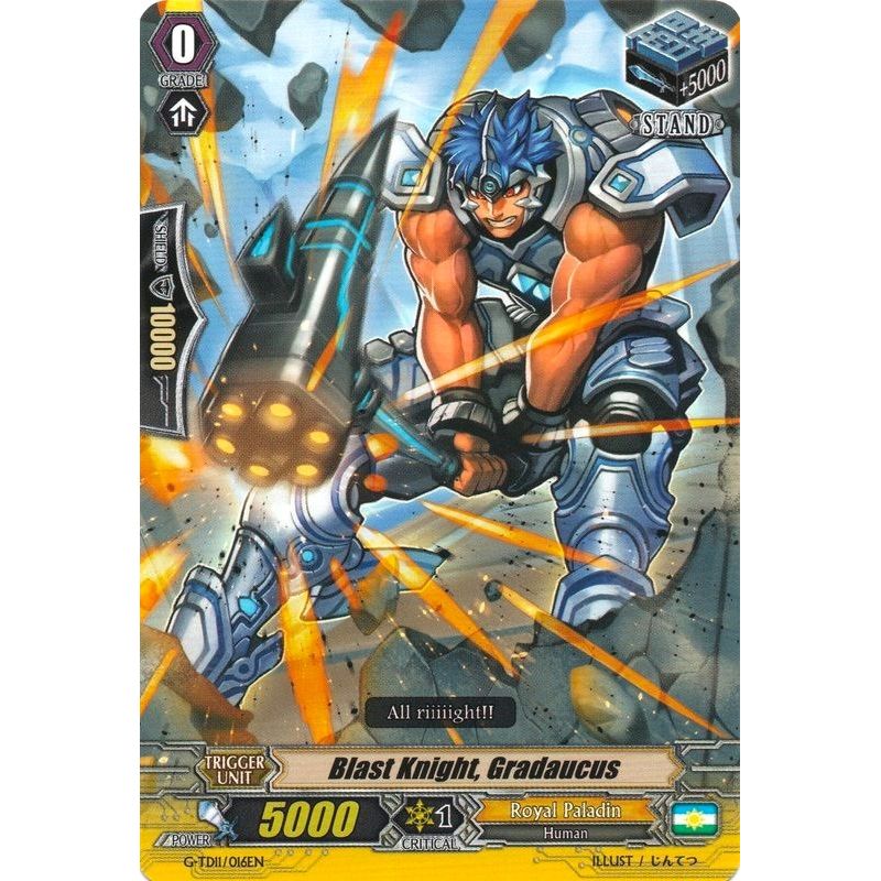 Image for Blast Knight, Gradaucus (G-TD11/016EN) (G-TD11) - Cardfight Vanguard