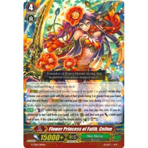 Image for Flower Princess of Faith, Celine (G-TD12/001EN) (G-TD12) - Cardfight Vanguard