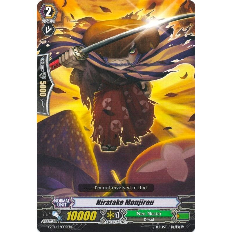Image for Hiratake Monjirou (G-TD12/005EN) (G-TD12) - Cardfight Vanguard