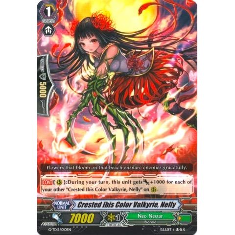 Image for Crested Ibis Color Valkyrie, Nelly (G-TD12/010EN) (G-TD12) - Cardfight Vanguard