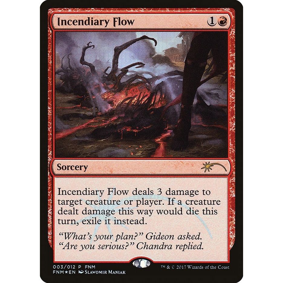 Image for Incendiary Flow (3) (FNM) - Magic: The Gathering
