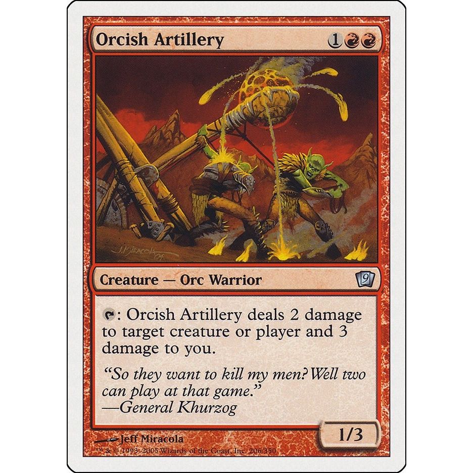 Image for Orcish Artillery (206) (9ED) - Magic: The Gathering