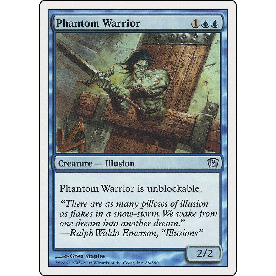 Image for Phantom Warrior (88) (9ED) - Magic: The Gathering
