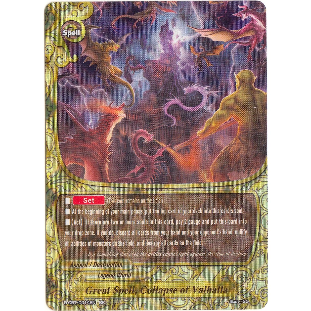 Image for Great Spell, Collapse of Valhalla (D-CBT/0014EN) (D-CBT) - Future Card BuddyFight
