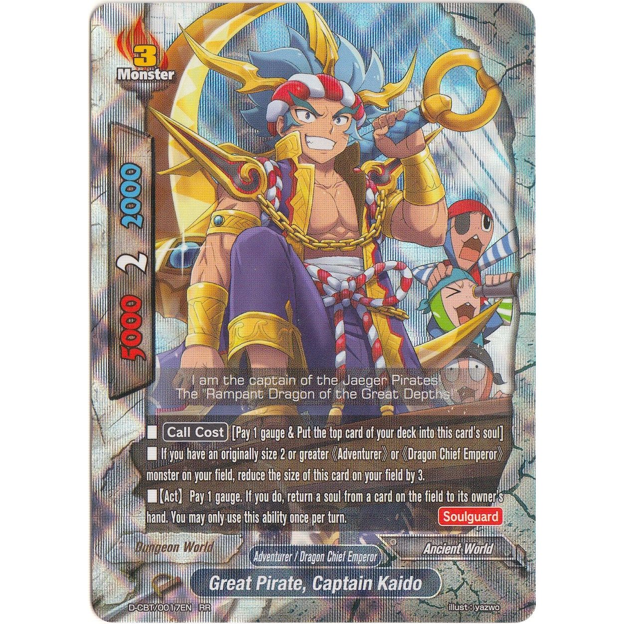 Image for Great Pirate, Captain Kaido (D-CBT/0017EN) (D-CBT) - Future Card BuddyFight