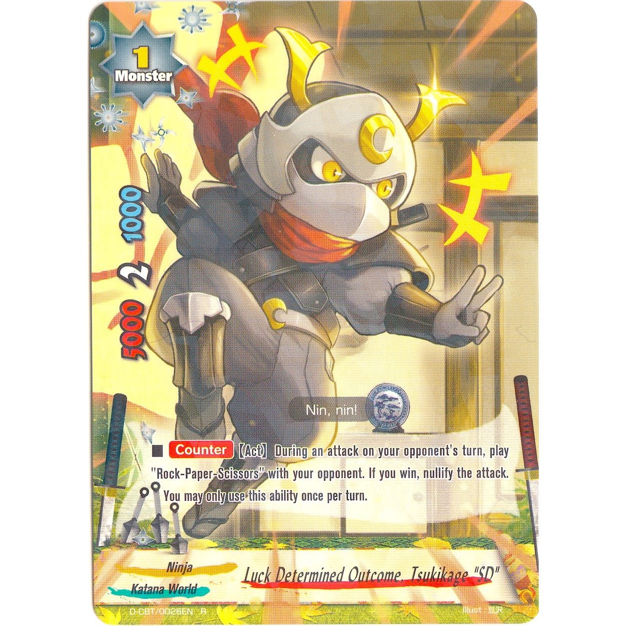 Image for Luck Determined Outcome, Tsukikage "SD" (D-CBT/0025EN) (D-CBT) - Future Card BuddyFight