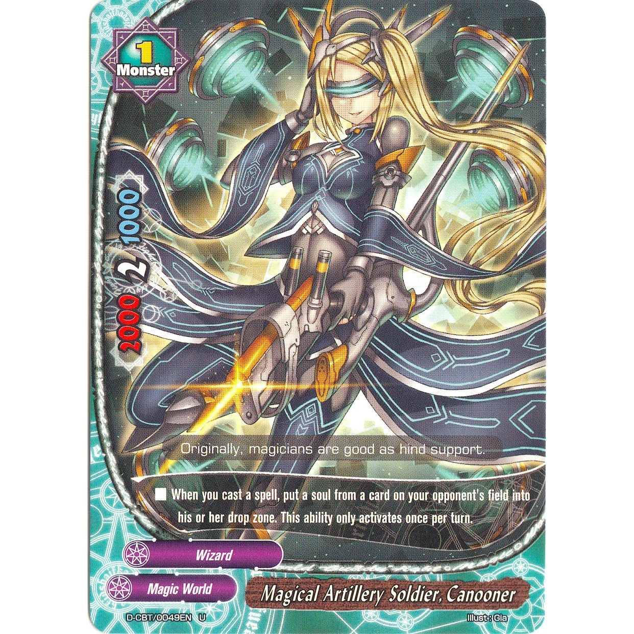 Image for Magical Artillery Soldier, Canooner (D-CBT/0049EN) (D-CBT) - Future Card BuddyFight